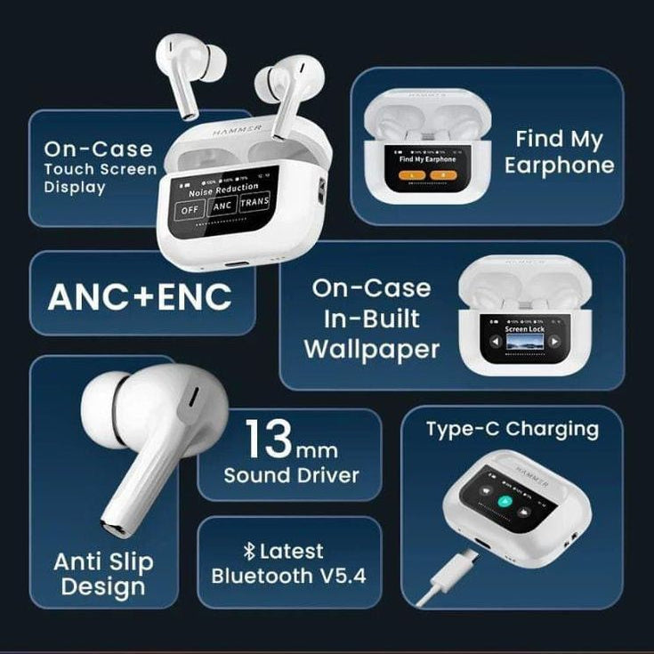 A9 Pro Airpods (Free Case)
