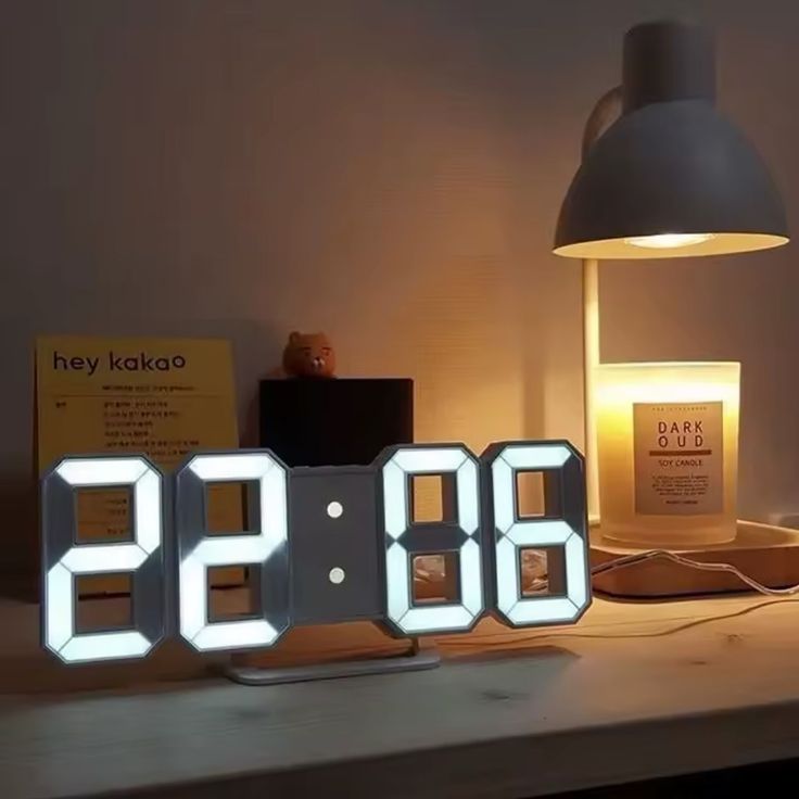 3D Digital Alarm Clock