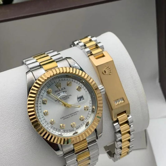 Rolex Premium Watch And Bracelet
