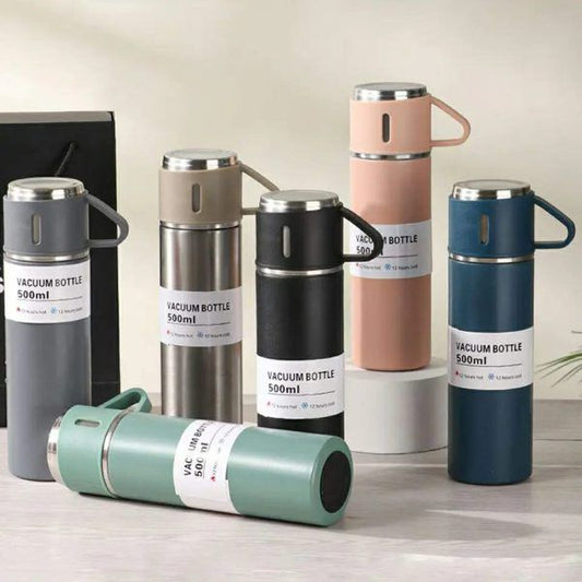 Vaccum Flask with 3 cups